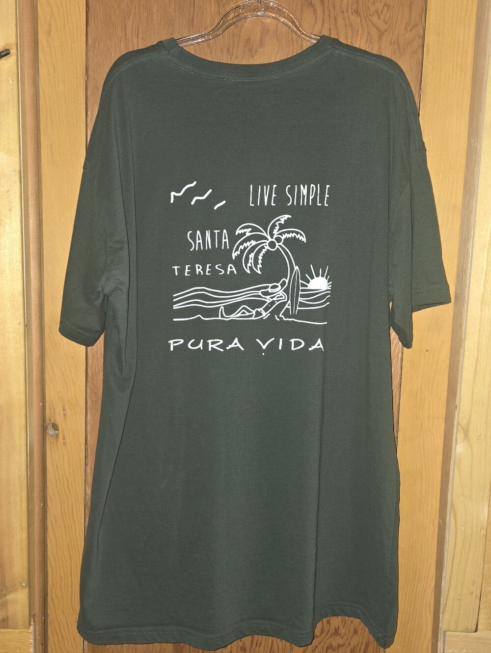 Live Simple Santa Teresa Pura Vida T-Shirt mens XL